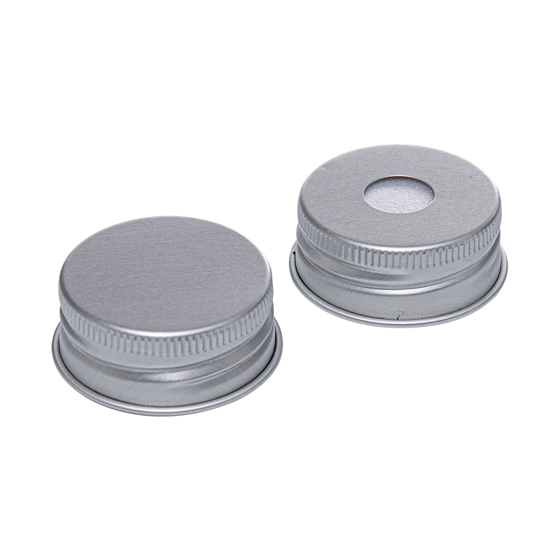 Tapas de botella de aluminio planas/perforadas de 38 mm