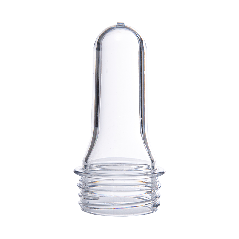 Botella de plástico transparente de 300 ml de jugo Botella de plástico de 26 g 38 mm de cuello preforma para mascotas